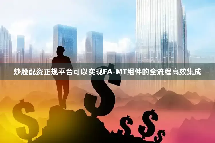 炒股配资正规平台可以实现FA-MT组件的全流程高效集成